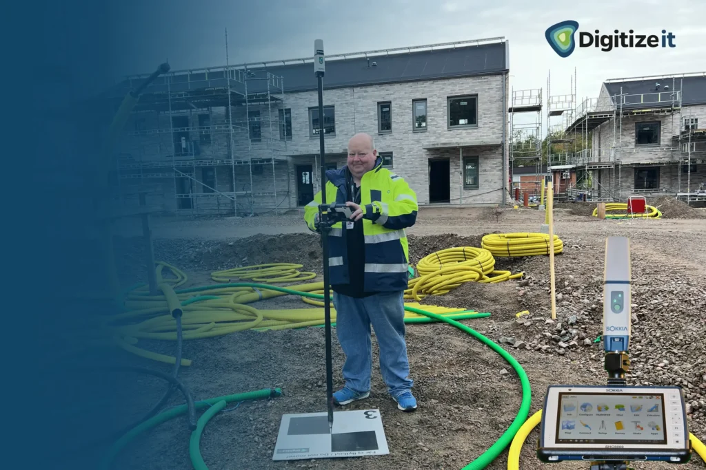 Geodetisk mätning med laserskanning för anläggningsprojekt