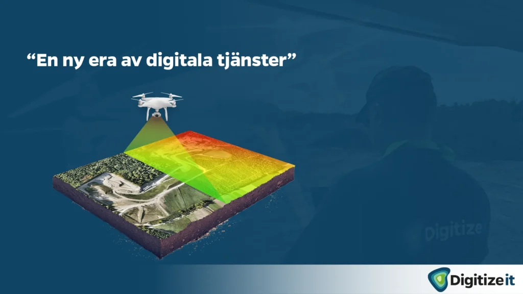 3D-modell skapad från drönarpunktsmoln